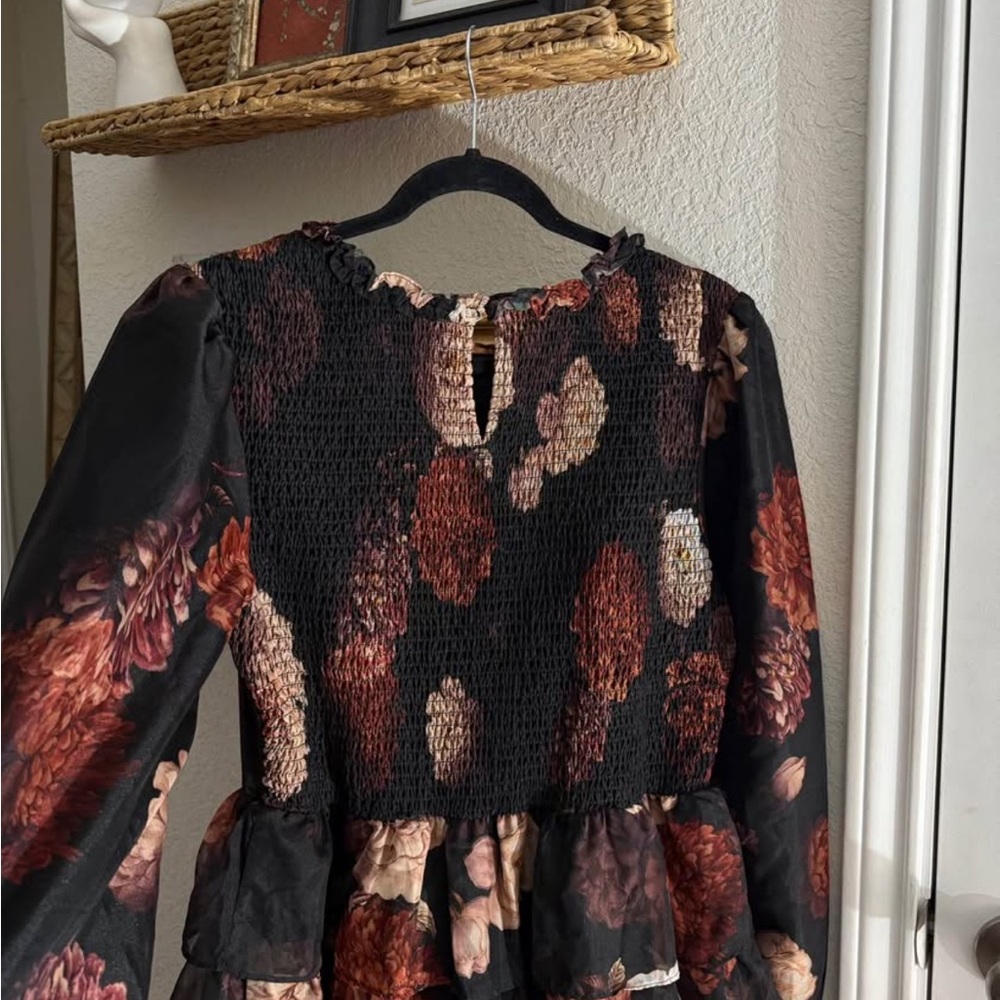 JessaKae Floral Ruffle Midi Dress - Picture 4 of 7